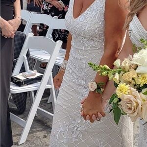 DB Studio Beaded Midi Dress